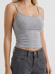 Romy Low Rise Pinstripe Wide Leg Denim Jeans Charcoal Blue view 6