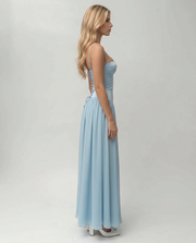 Rosa Corset Maxi Dress Blue view 2