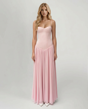 Rosa Corset Maxi Dress Pink view 1