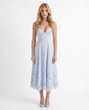 Sara Flare Midi Dress Blue view 1