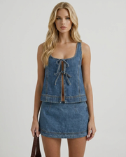 Stefanie Denim Set Blue view 2