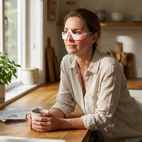 Red Light Therapy Eye Glasses | Hands-Free Under-Eye Device for Dark Circles, Bags & Puffiness – Choglow