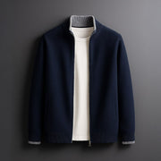 Bordeaux Merino Zip Jacket view 5